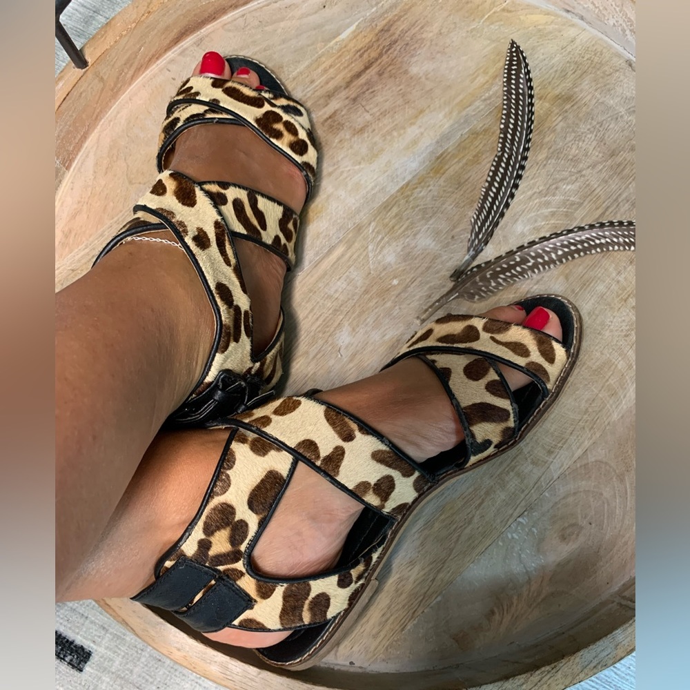 Top Shop pony haired sandals